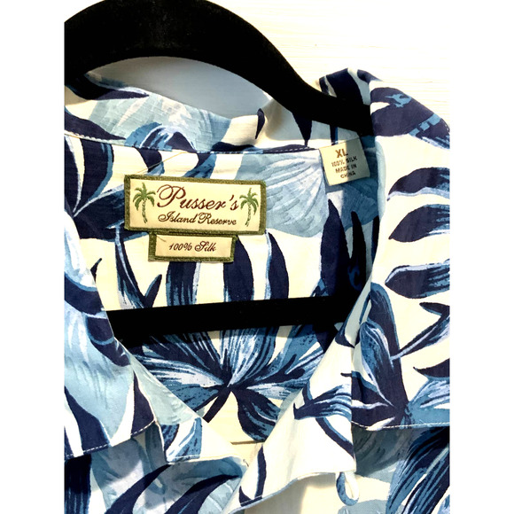Pusser's Island Reserve Men's Tropical Print Shirt Men's X-Large - Picture 2 of 4
